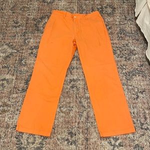 Vineyard vines men’s orange khakis 34x32